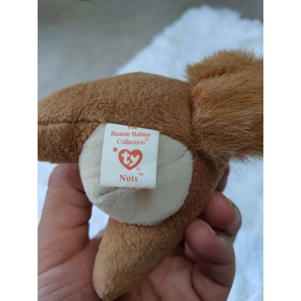 Ty NUTS Beanie Baby-RARE with Errors